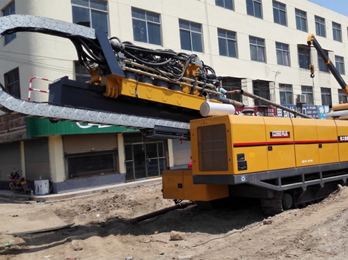 首台(tai)徐工XZ286PLUS水平定向(xiang)鑽機初戰告捷(jié)